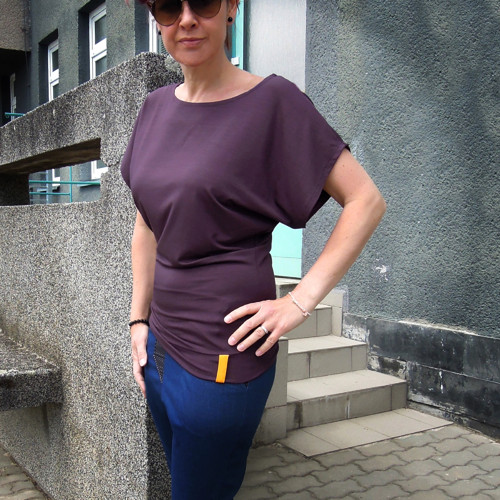 Triko LUXEN, vínové — foto 1