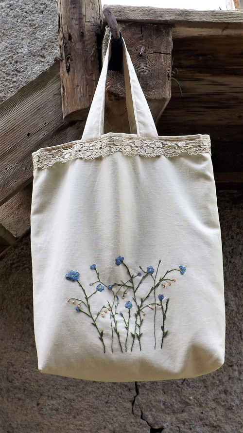 Shopper len na lnu — foto 1
