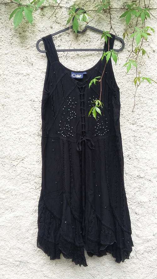 Černé v "boho"stylu, šaty — foto 1