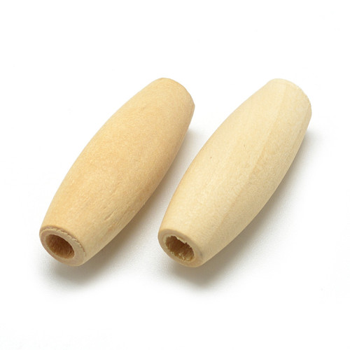 Dřevěné korálky OLIVA 32x12mm (10ks)