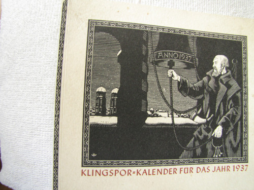 Kalender für Das Jahr 1937
