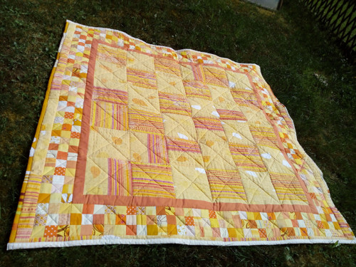 Oranžovožlutá deka - sleva 30 % — foto 1