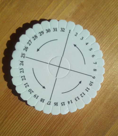 Kumihimo disk - kolečko — foto 1