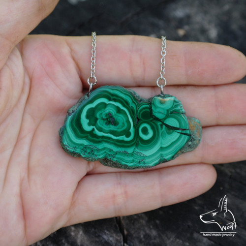 Malachitový talisman — foto 1