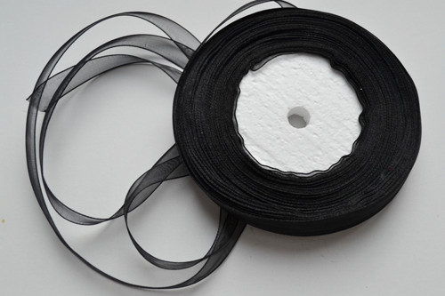 Organza stuha (šířka 1 cm) - 5 m