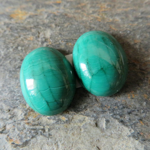 Malachit náušnicový pár č.2 — foto 1