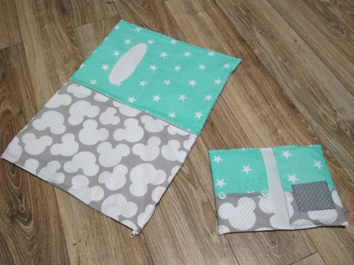 Myšák - plenkovník a obal na očkovací průkaz