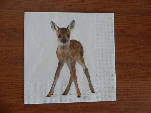 Ubrousek na decoupage - koloušek