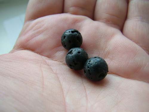 Lávová kulička 10mm / 3ks