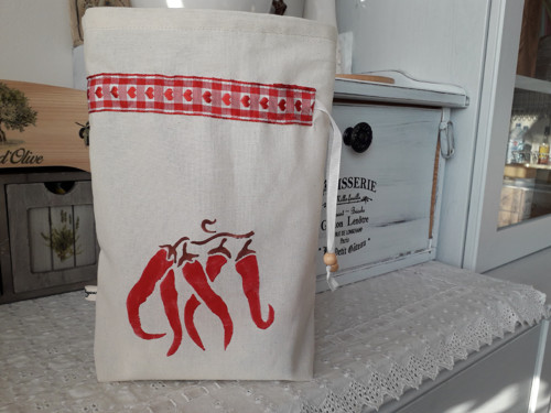 Látkový pytlík - Chilli papričky II — foto 1