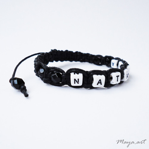 Náramek "MACRAME BRACELET" se jménem — foto 1