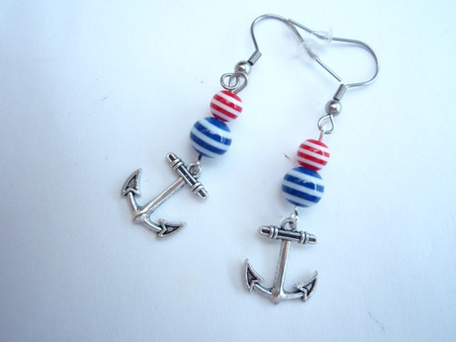 Náušnice - námořnické — foto 1