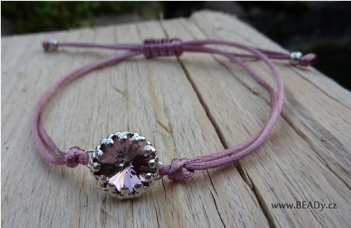 Macrame s rivolkou Swarovski — foto 1