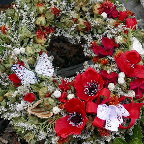 Věnec celoroční - Máky kvetou — foto 1