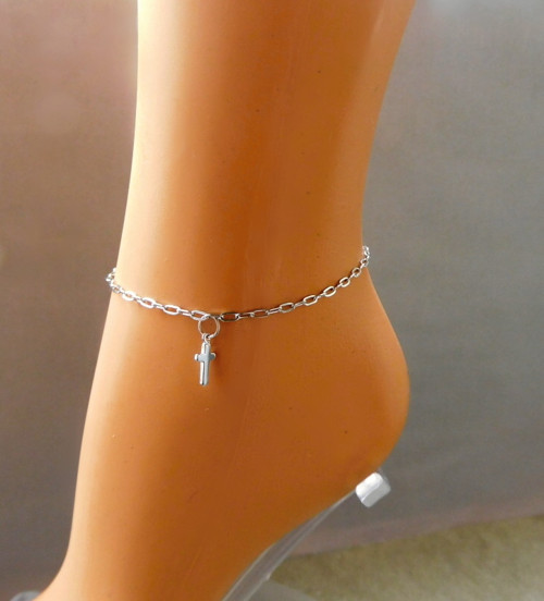 Nákotník - Řetízek na nožku.....nerez