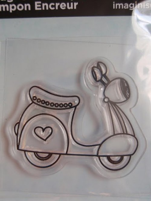 Silikonové razítko Scooter — foto 1