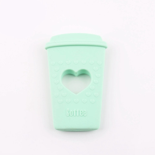 Kousátko silikonové COFFEE (1ks) - mint — foto 1