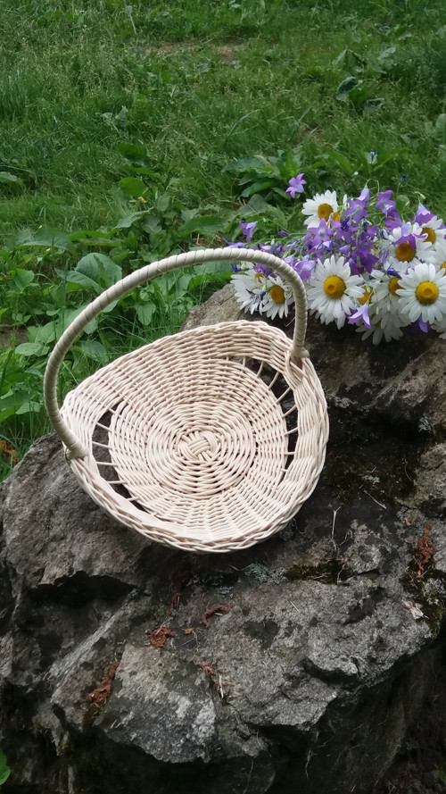 Košík plochý - aranžovací — foto 1