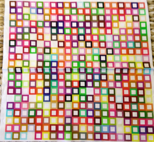 Bavlněná látka - panel 35 x 35 cm