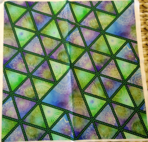 Bavlněná látka - panel 35 x 35 cm