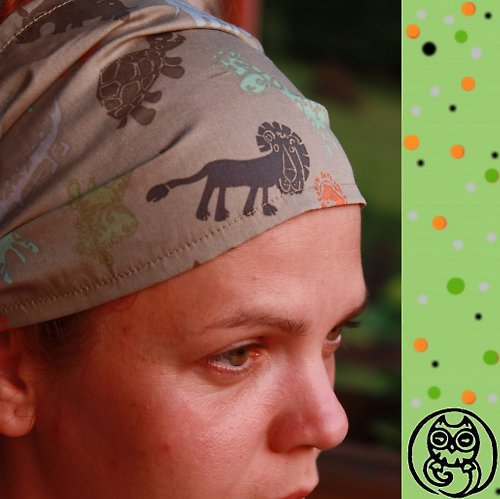 Látková čelenka Safari — foto 1