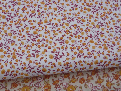 MILLE FLEURS jaune-orange / Elenie