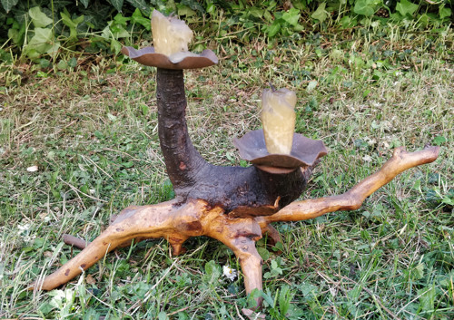 Samorost - dvojramenný svícen — foto 1