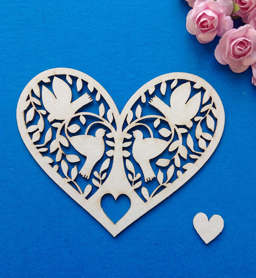 Dekorace 8,5 x 6,5 cm ,chipboard (CHS 20)
