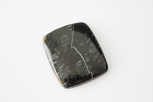 Jaspis - kabošon - 30x36 mm — foto 1