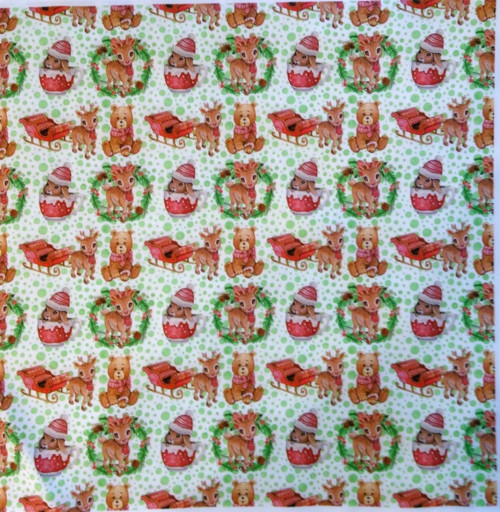 Bavlněná látka - panel 35 x 35 cm