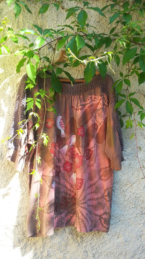 Oversized s batikou, L/XL — foto 1