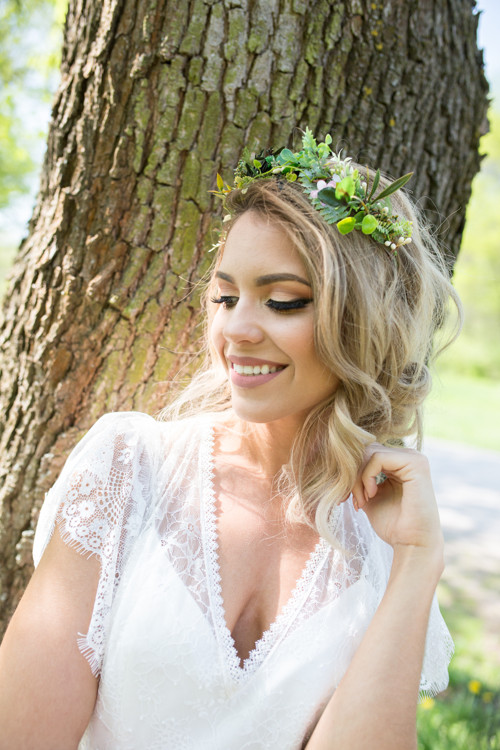 Greenery čelenka "čerstvě posečená tráva" — foto 1
