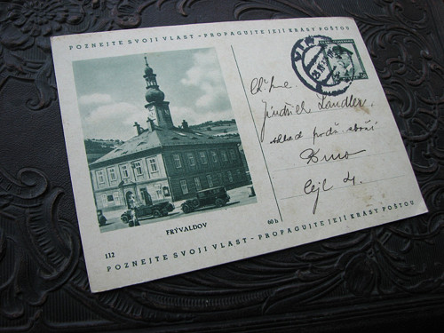 Frývaldov - dopisnice, 1937 — foto 1