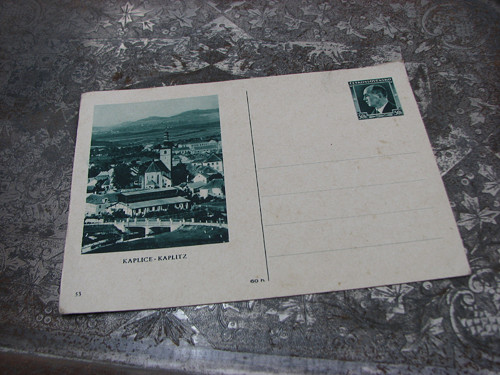 Stará dopisnice, Kaplice, 1937 — foto 1