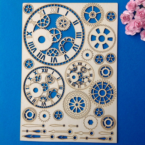 Dekorace 30 ks ,chipboard — foto 1