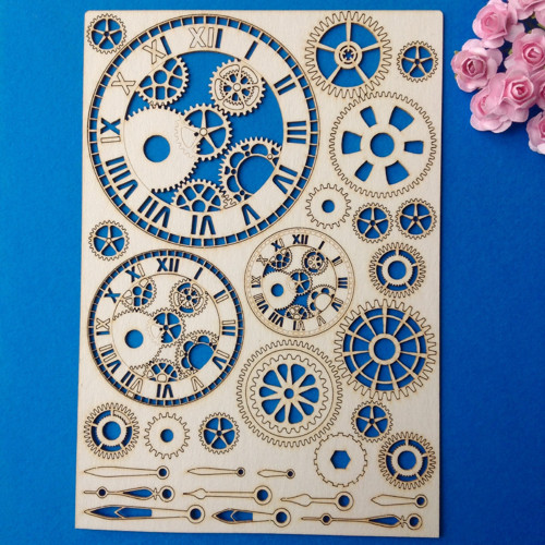 Dekorace 30 ks ,chipboard — foto 1