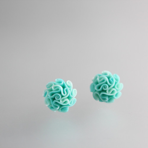 Náušnice mint — foto 1