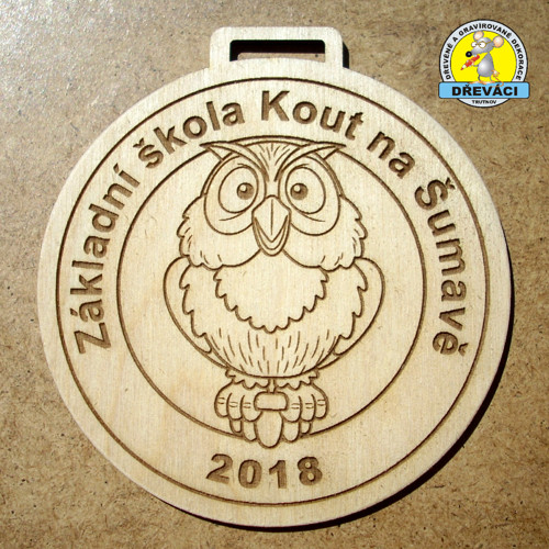 Dřevěná MEDAILE Základní škola...