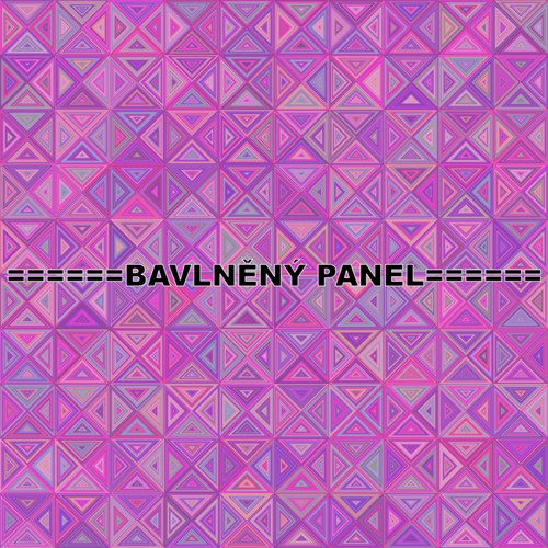 Bavlněná látka - panel 47 x 47 cm