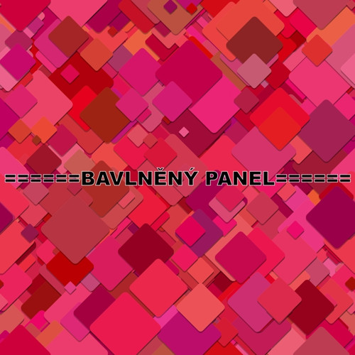 Bavlněná látka - panel 47 x 47 cm