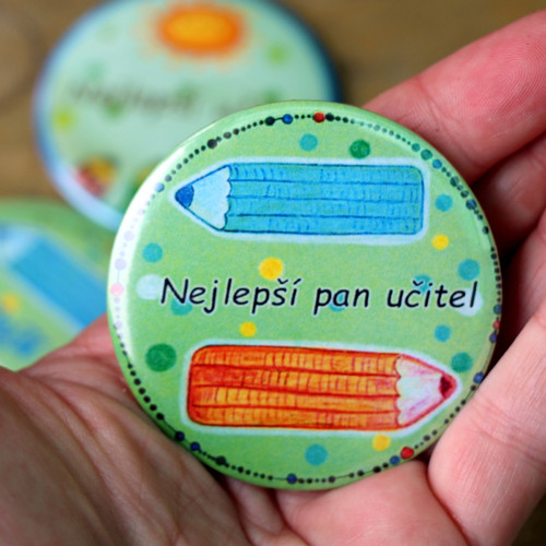 MAGNETEK VELKÝ 6 cm pro pana učitele