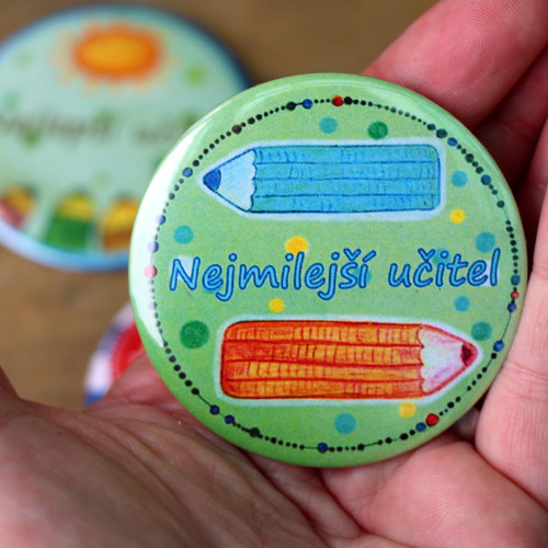 MAGNETEK VELKÝ 6 cm pro pana učitele