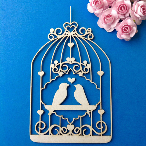 Dekorace 11,5 x 6,8 cm ,chipboard (CHP 7)