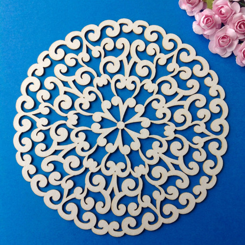Dekorace 13,5 x 13,5 cm, chipboard — foto 1