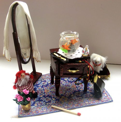 Miniaturní akvárium pro panenky — foto 1