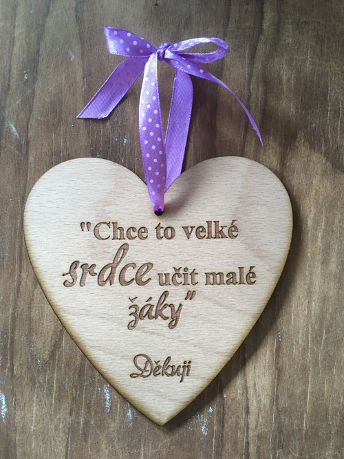 Srdíčko pro učitele
