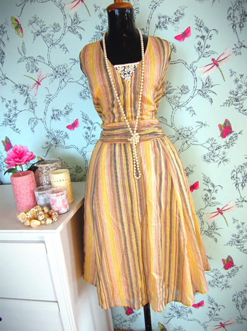 Šaty nature stripes — foto 1