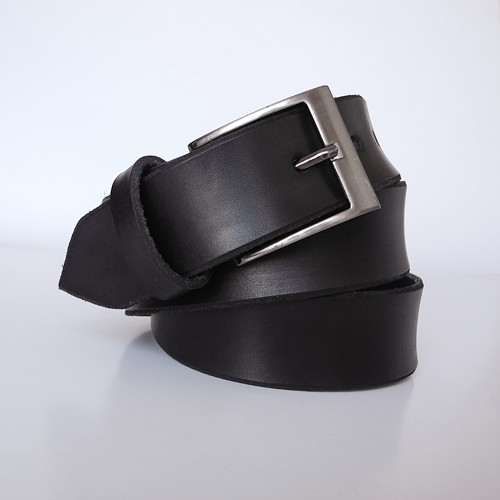 Opasek - černý nikl - 4cm — foto 1