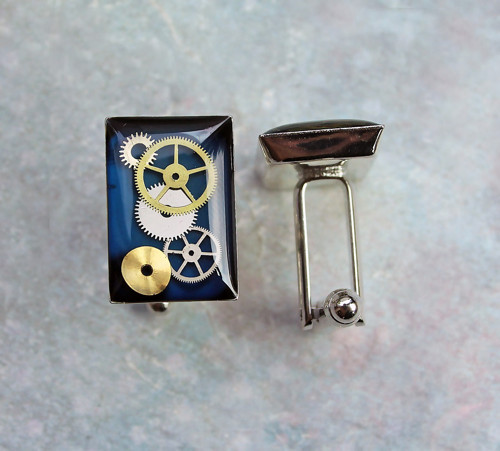Manžetové knoflíčky /blue/ — foto 1