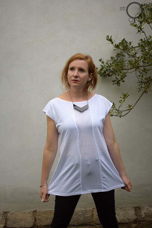 Bílé kombinované, vel. XL — foto 1